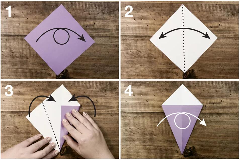 简单纸天鹅折法天鹅折纸制作