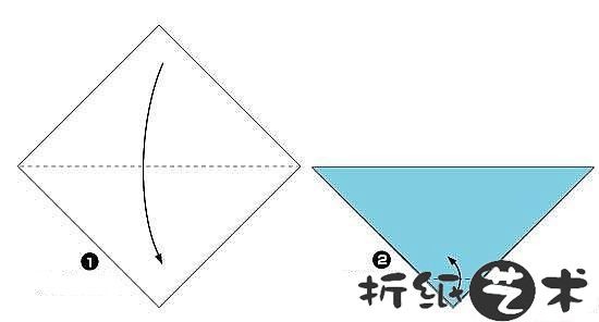 折纸墨镜的折法