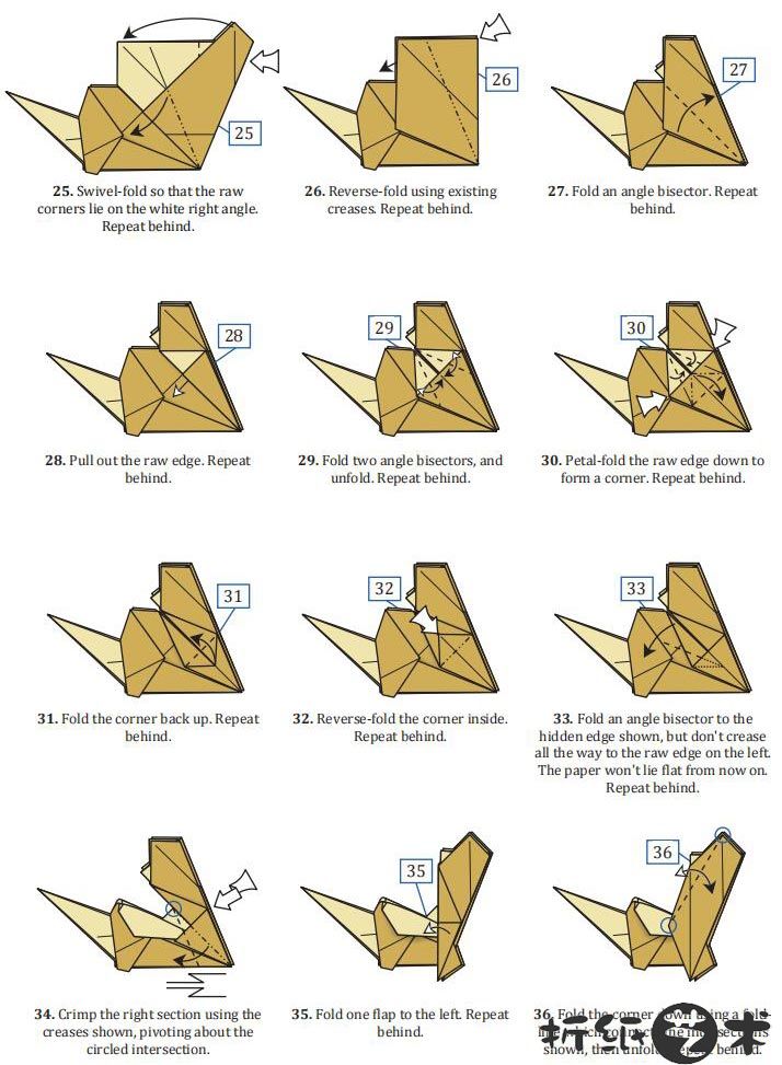 龙犬折纸教程图解大全,幻想折纸龙犬是怎么折的？