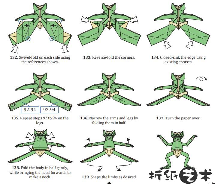 哥布林折纸教程图解大全，怎么学折一只哥布林?