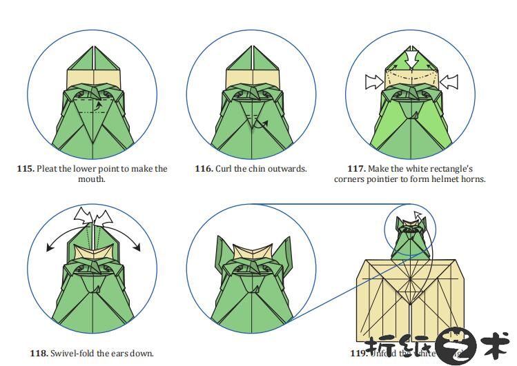 哥布林折纸教程图解大全，怎么学折一只哥布林?