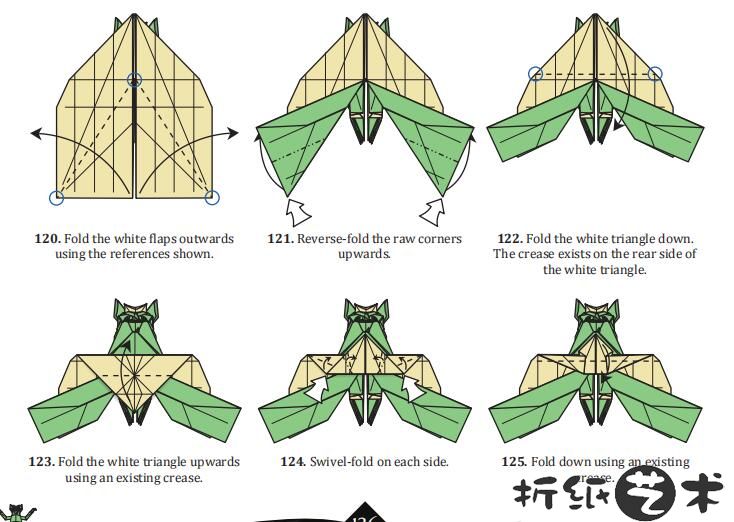 哥布林折纸教程图解大全，怎么学折一只哥布林?