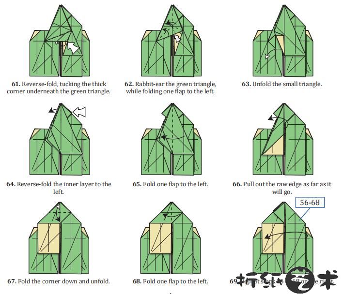哥布林折纸教程图解大全，怎么学折一只哥布林?