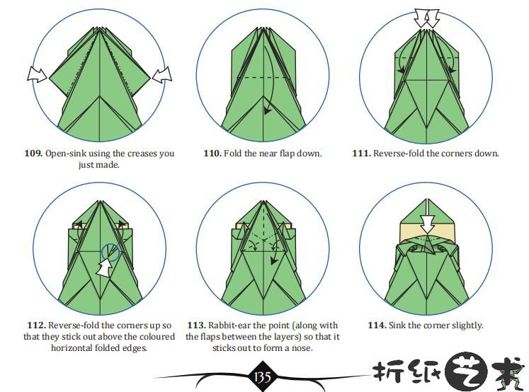哥布林折纸教程图解大全，怎么学折一只哥布林?
