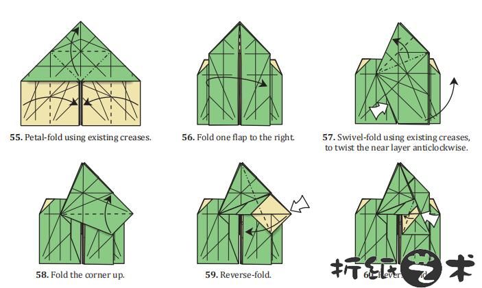 哥布林折纸教程图解大全，怎么学折一只哥布林?