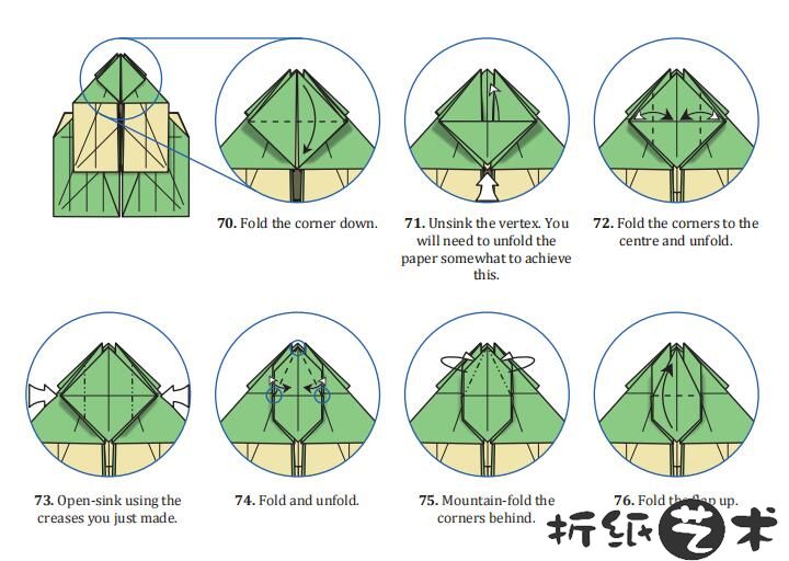 哥布林折纸教程图解大全，怎么学折一只哥布林?
