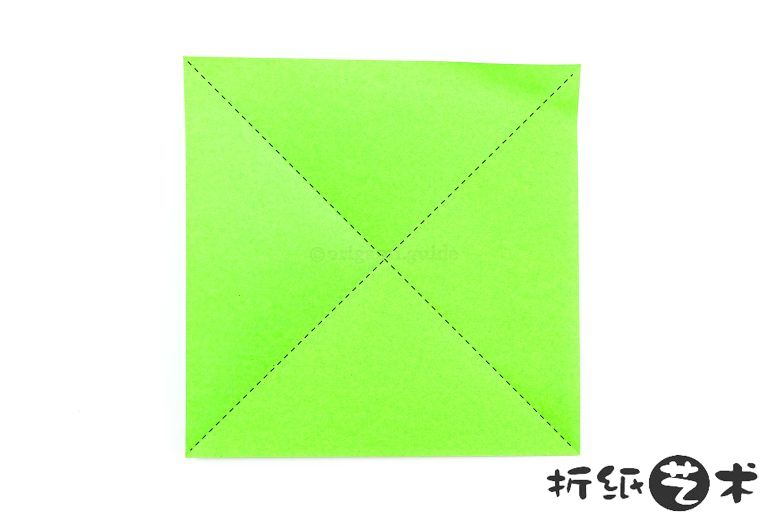 简单的8瓣花折纸教程